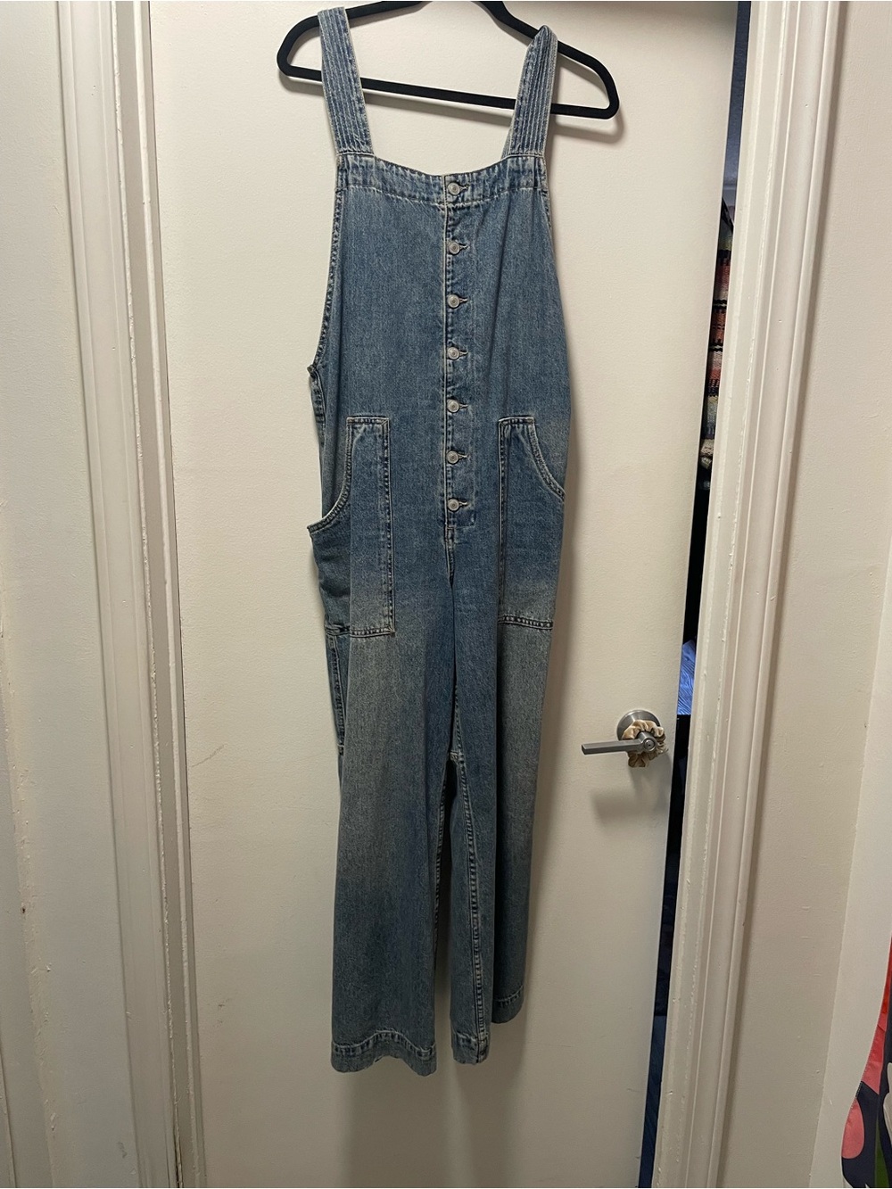 We The Free Fields of Flowers Wide Leg Overalls Size Medium - Picture 5 of 10